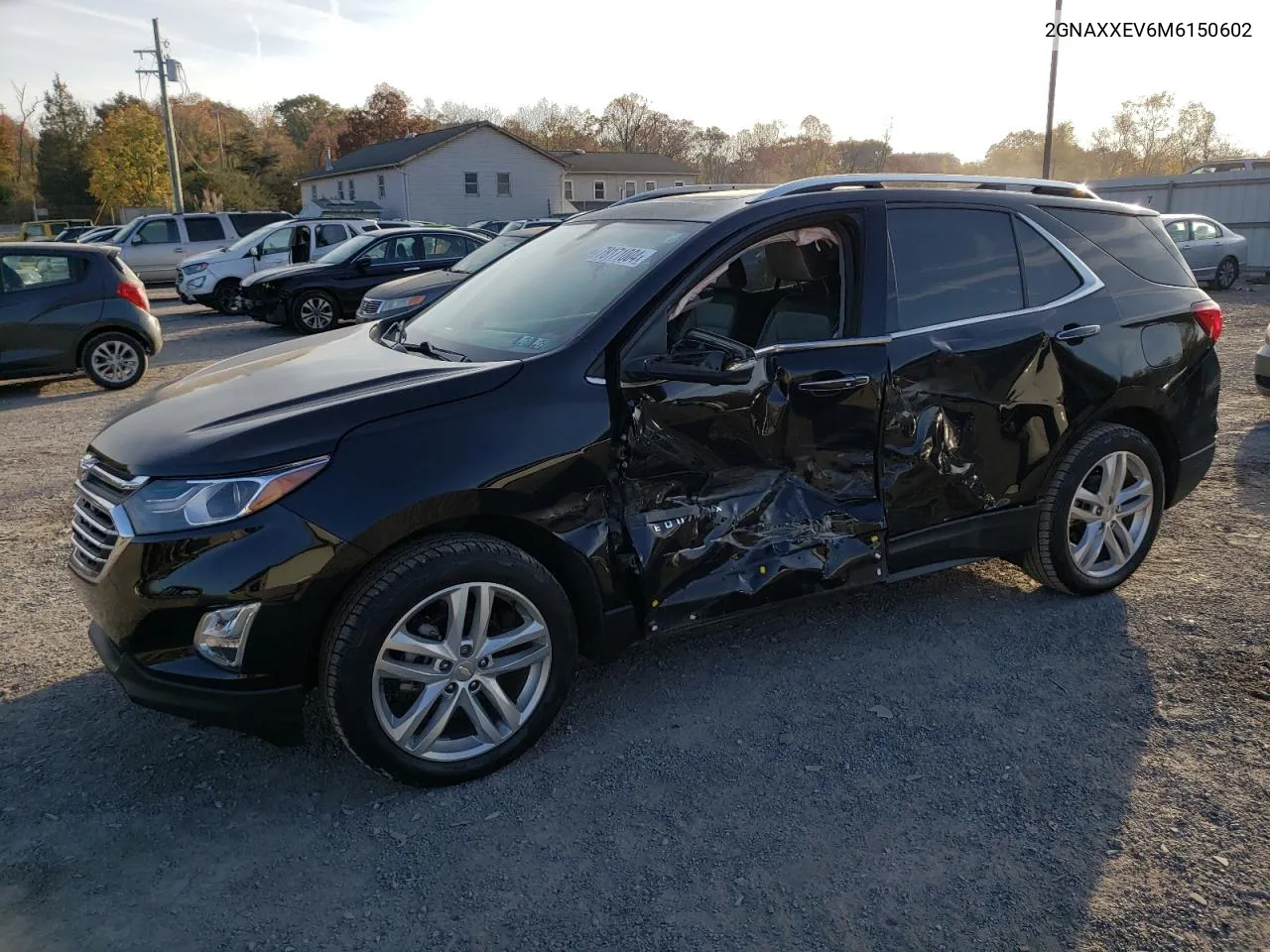 2021 Chevrolet Equinox Premier VIN: 2GNAXXEV6M6150602 Lot: 78171004