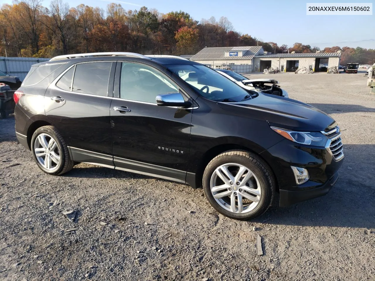 2021 Chevrolet Equinox Premier VIN: 2GNAXXEV6M6150602 Lot: 78171004