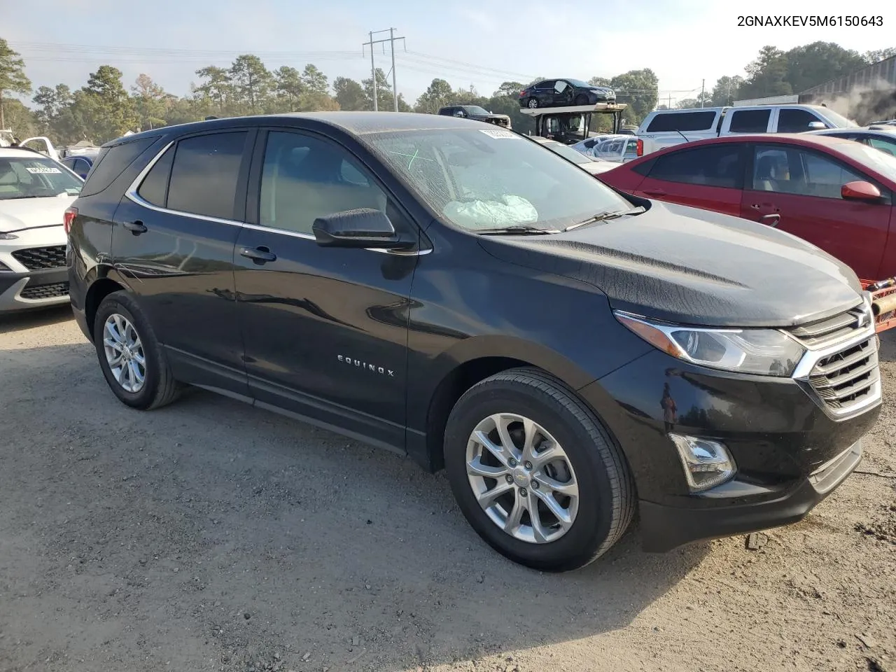 2021 Chevrolet Equinox Lt VIN: 2GNAXKEV5M6150643 Lot: 78352224