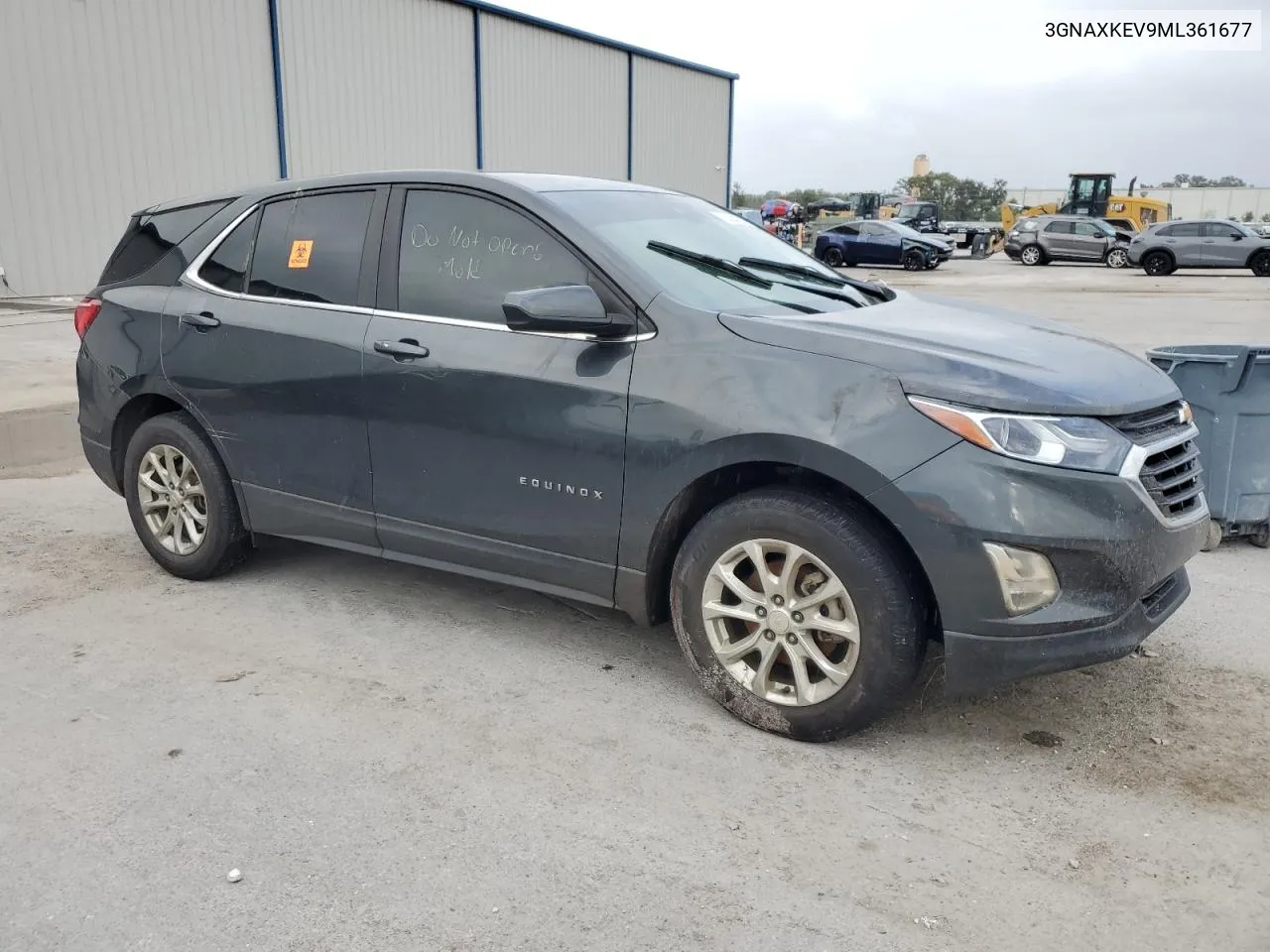 2021 Chevrolet Equinox Lt VIN: 3GNAXKEV9ML361677 Lot: 78434224