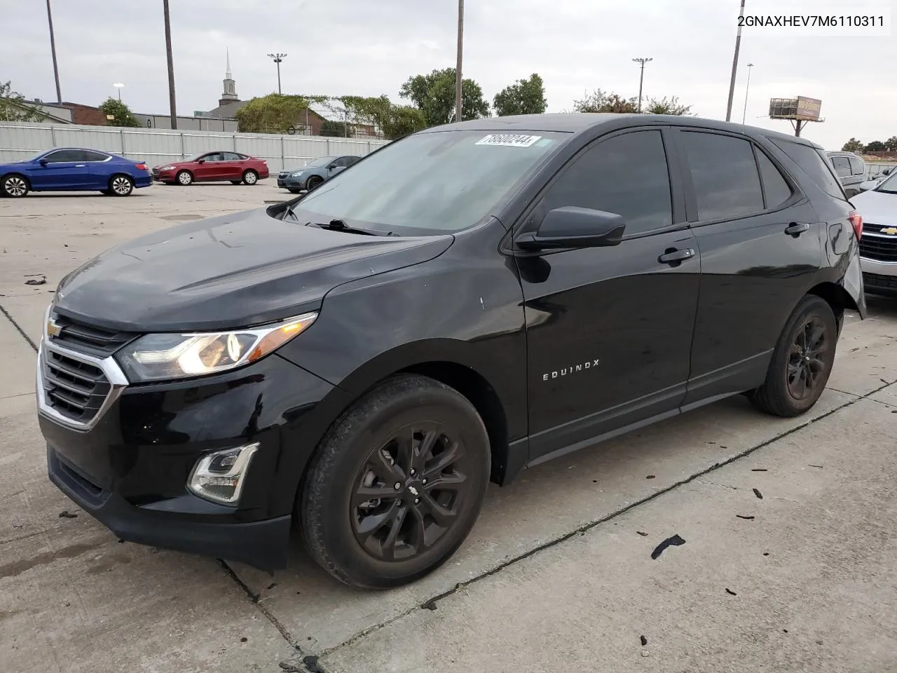 2021 Chevrolet Equinox Ls VIN: 2GNAXHEV7M6110311 Lot: 78600244