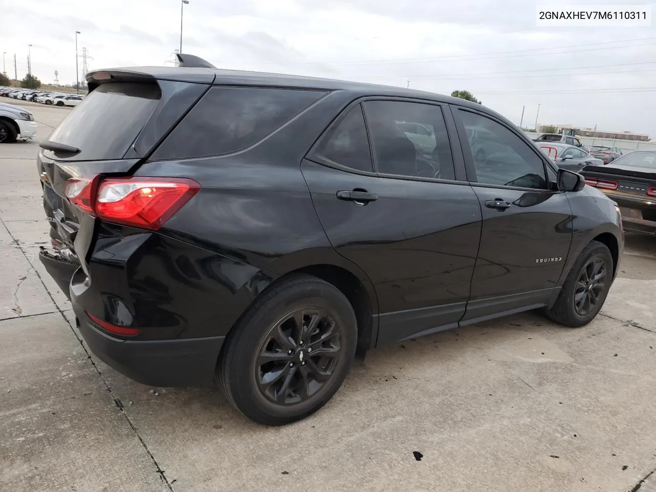 2021 Chevrolet Equinox Ls VIN: 2GNAXHEV7M6110311 Lot: 78600244