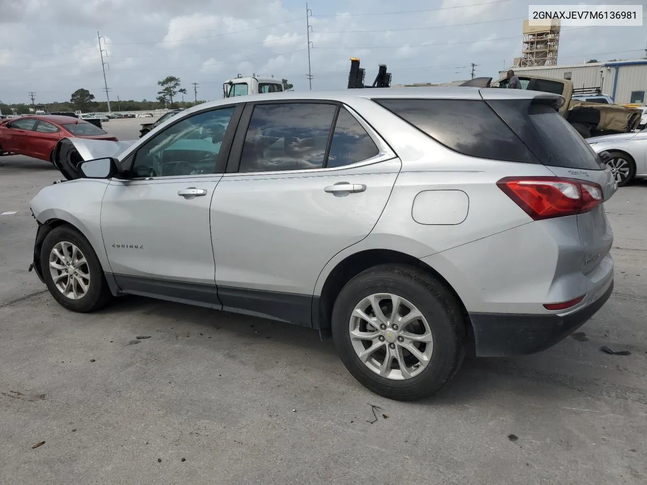 2021 Chevrolet Equinox Lt VIN: 2GNAXJEV7M6136981 Lot: 78612814