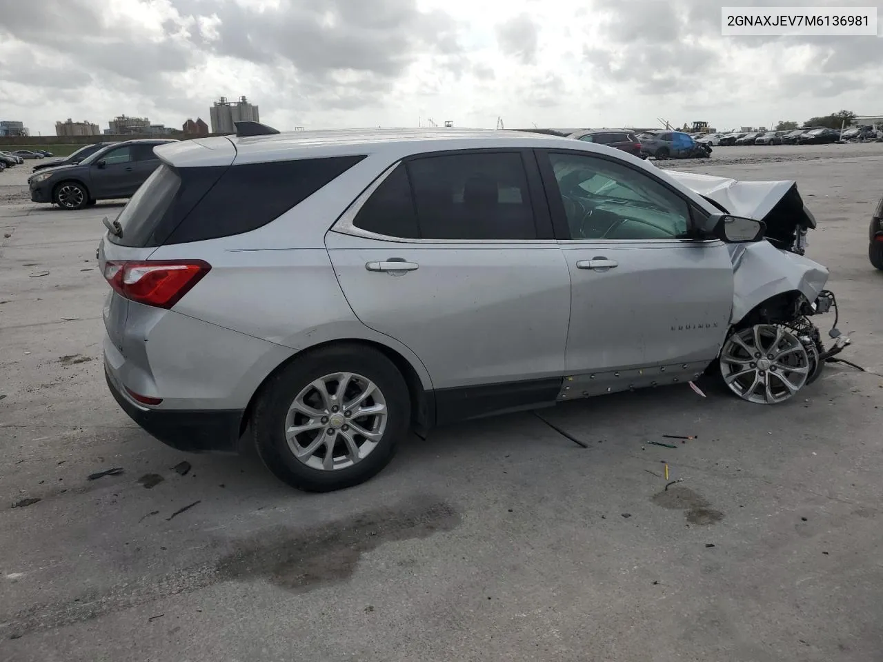 2021 Chevrolet Equinox Lt VIN: 2GNAXJEV7M6136981 Lot: 78612814