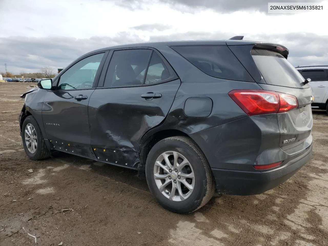 2021 Chevrolet Equinox Ls VIN: 2GNAXSEV5M6135821 Lot: 78795084