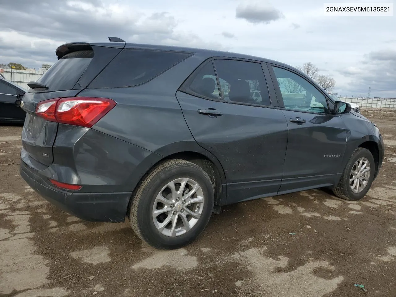 2021 Chevrolet Equinox Ls VIN: 2GNAXSEV5M6135821 Lot: 78795084