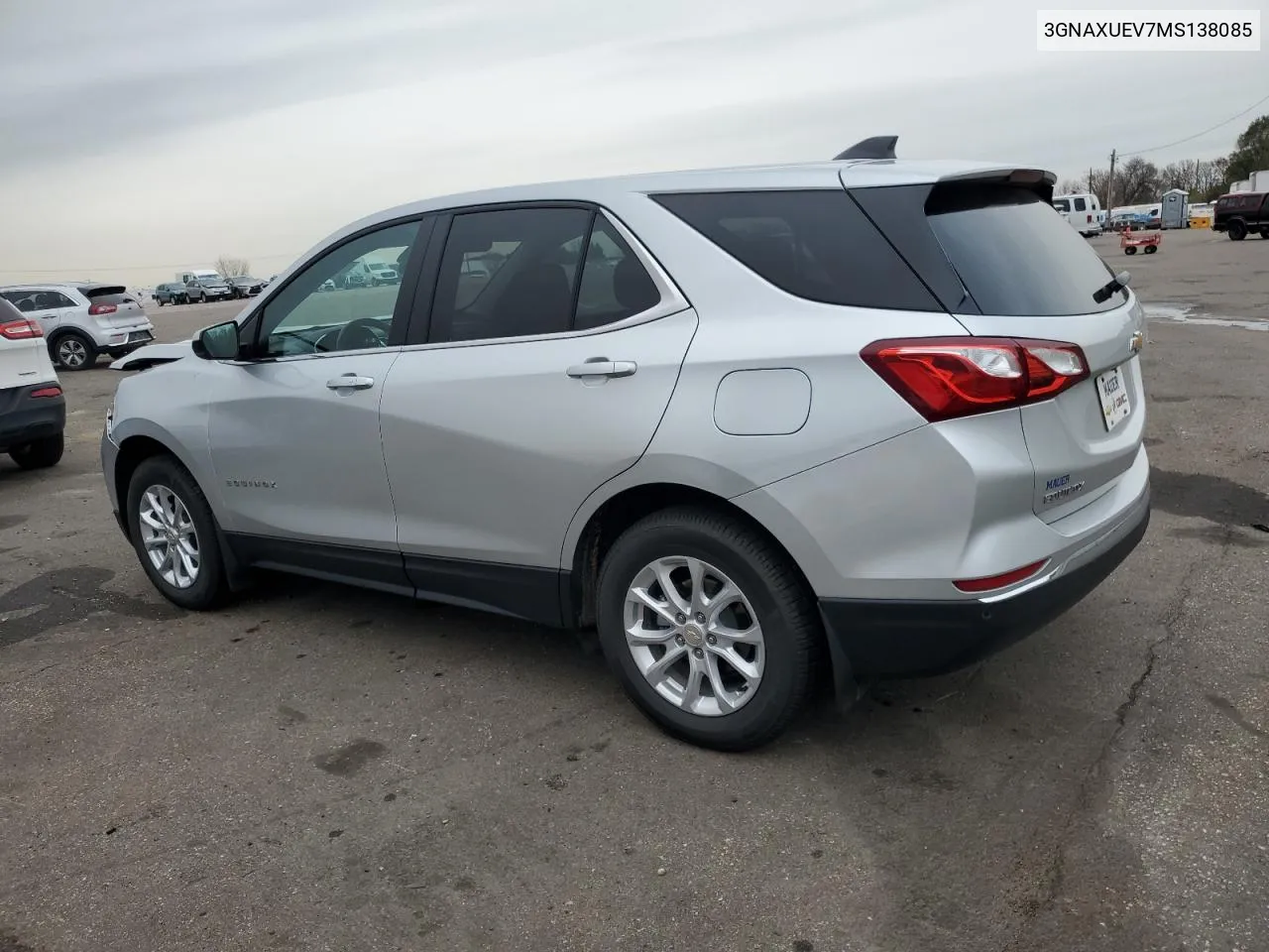 2021 Chevrolet Equinox Lt VIN: 3GNAXUEV7MS138085 Lot: 78796664