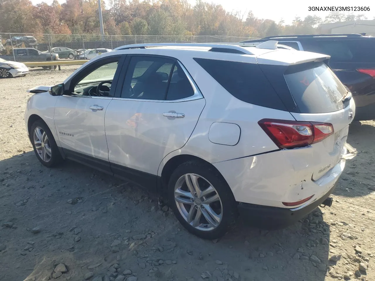 2021 Chevrolet Equinox Premier VIN: 3GNAXNEV3MS123606 Lot: 78802144