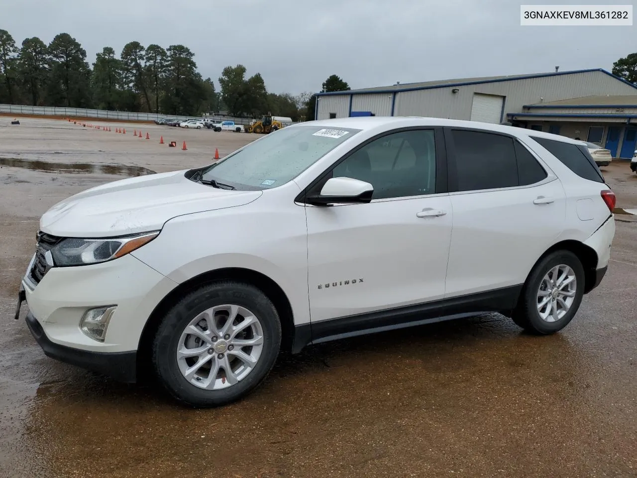 2021 Chevrolet Equinox Lt VIN: 3GNAXKEV8ML361282 Lot: 78891284