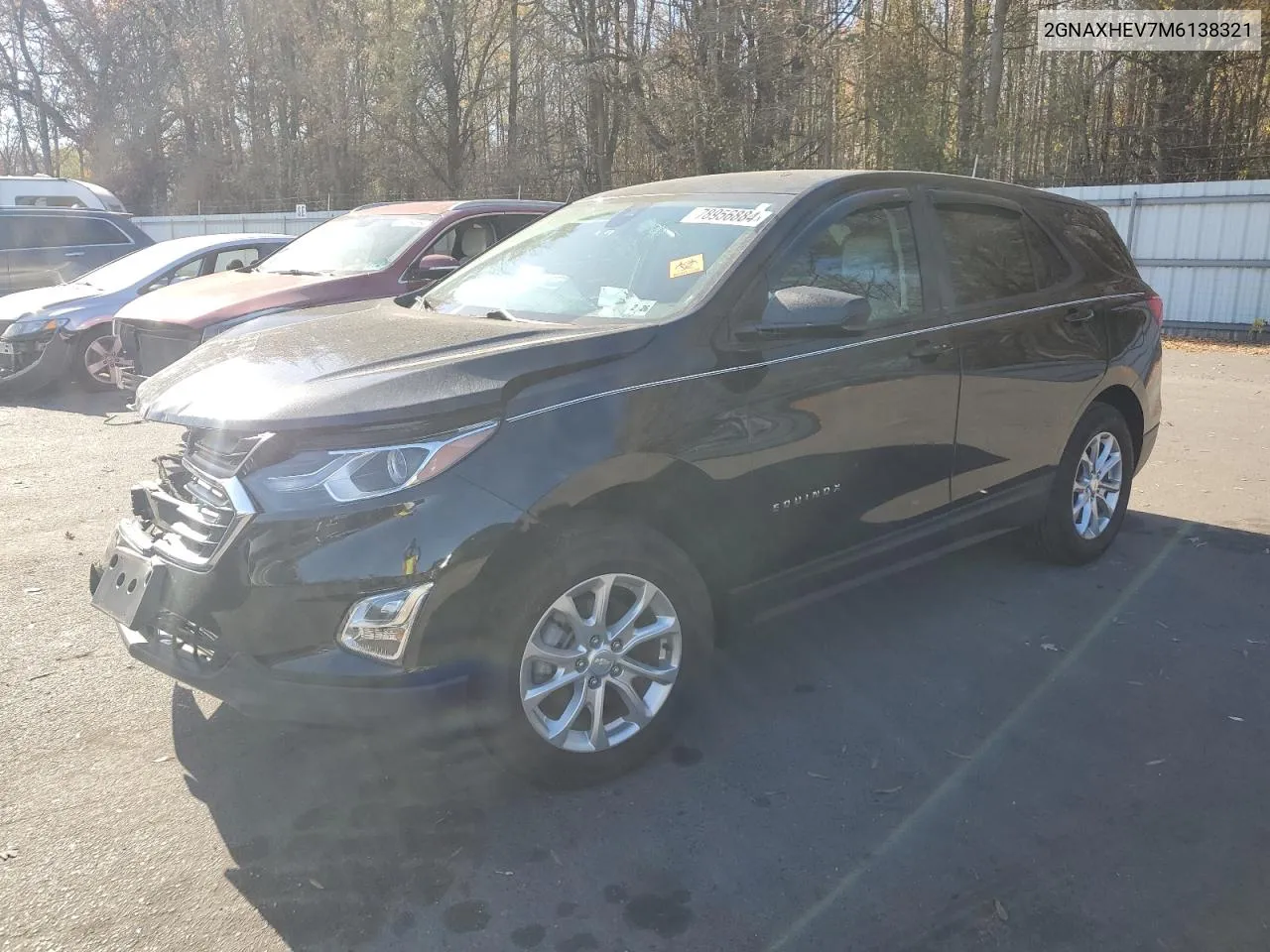 2021 Chevrolet Equinox Ls VIN: 2GNAXHEV7M6138321 Lot: 78956884