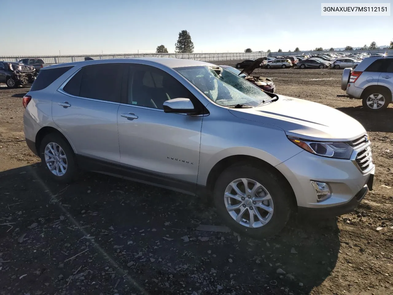 2021 Chevrolet Equinox Lt VIN: 3GNAXUEV7MS112151 Lot: 79004394