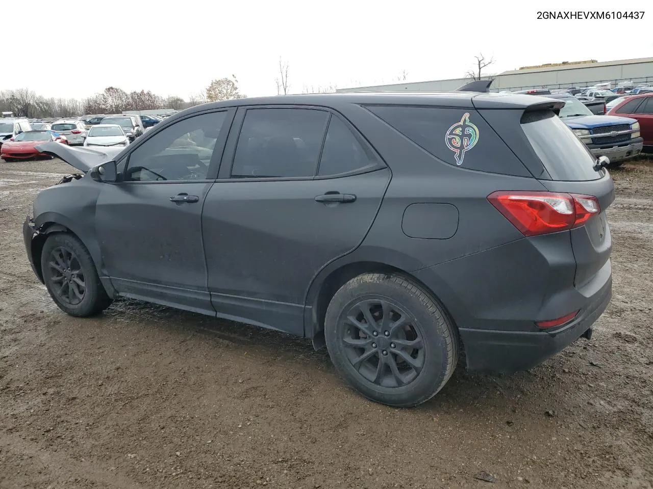 2021 Chevrolet Equinox Ls VIN: 2GNAXHEVXM6104437 Lot: 79009634