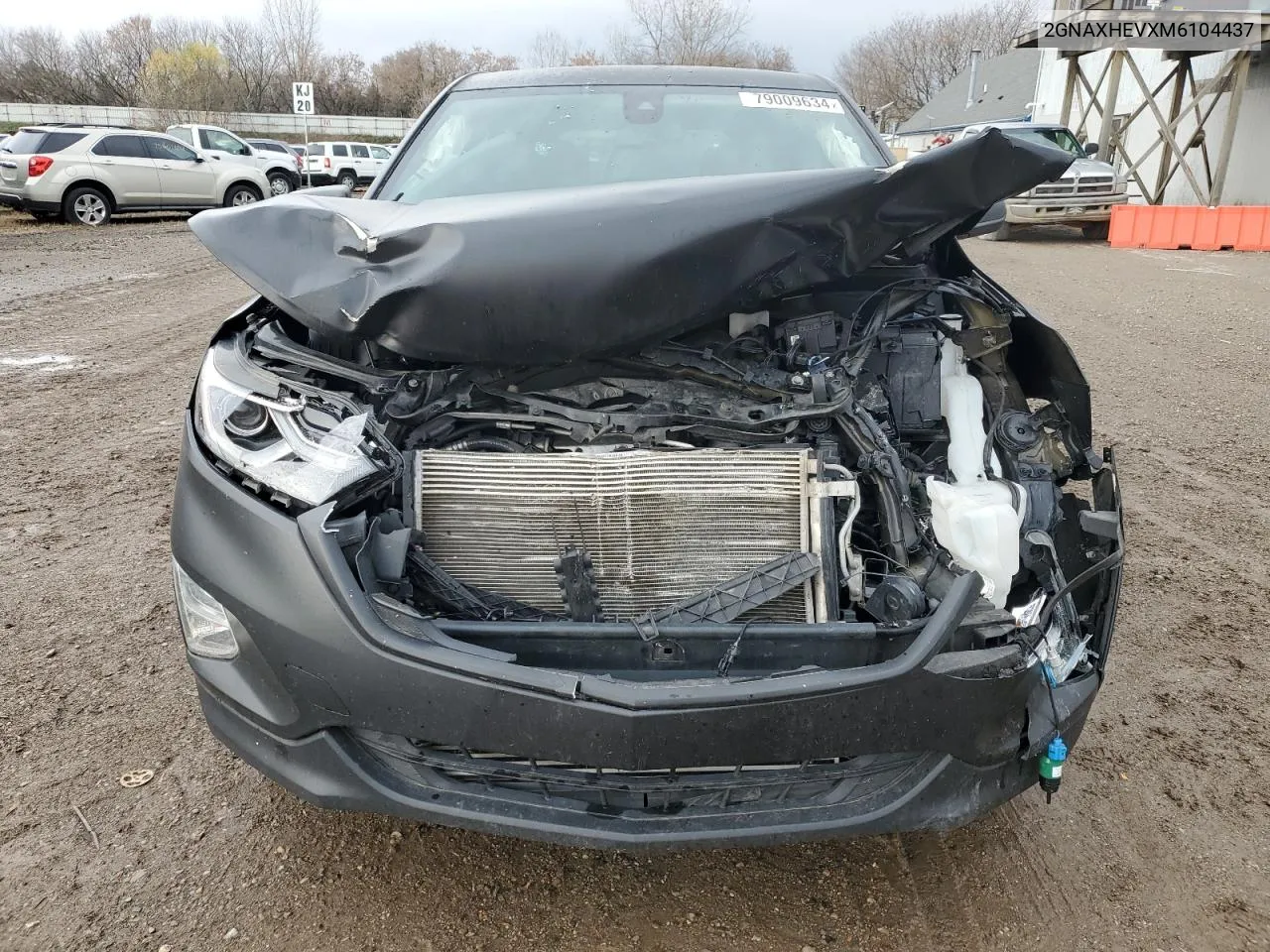 2021 Chevrolet Equinox Ls VIN: 2GNAXHEVXM6104437 Lot: 79009634