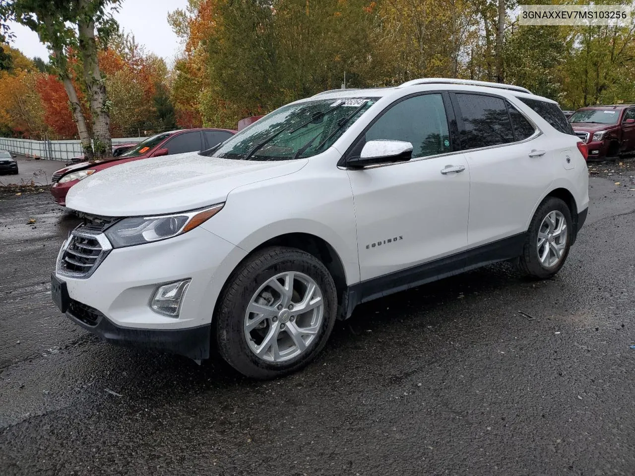 2021 Chevrolet Equinox Premier VIN: 3GNAXXEV7MS103256 Lot: 79035264