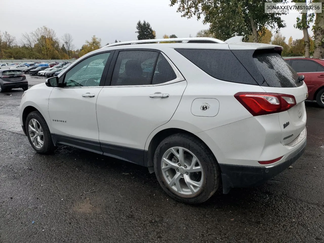 2021 Chevrolet Equinox Premier VIN: 3GNAXXEV7MS103256 Lot: 79035264