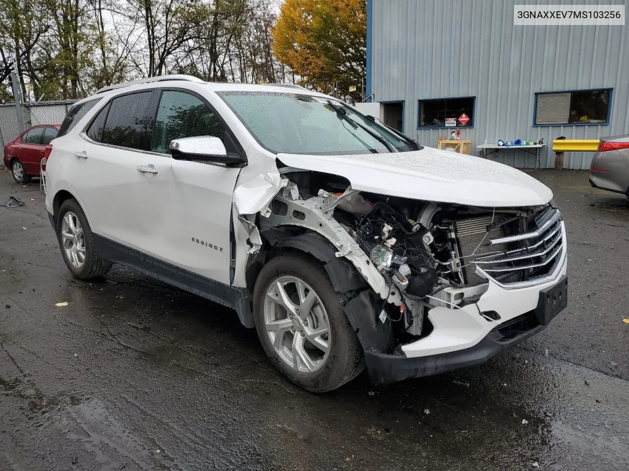 2021 Chevrolet Equinox Premier VIN: 3GNAXXEV7MS103256 Lot: 79035264