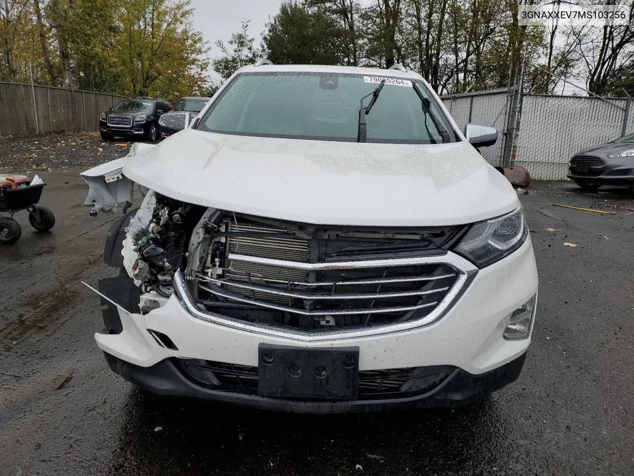 2021 Chevrolet Equinox Premier VIN: 3GNAXXEV7MS103256 Lot: 79035264