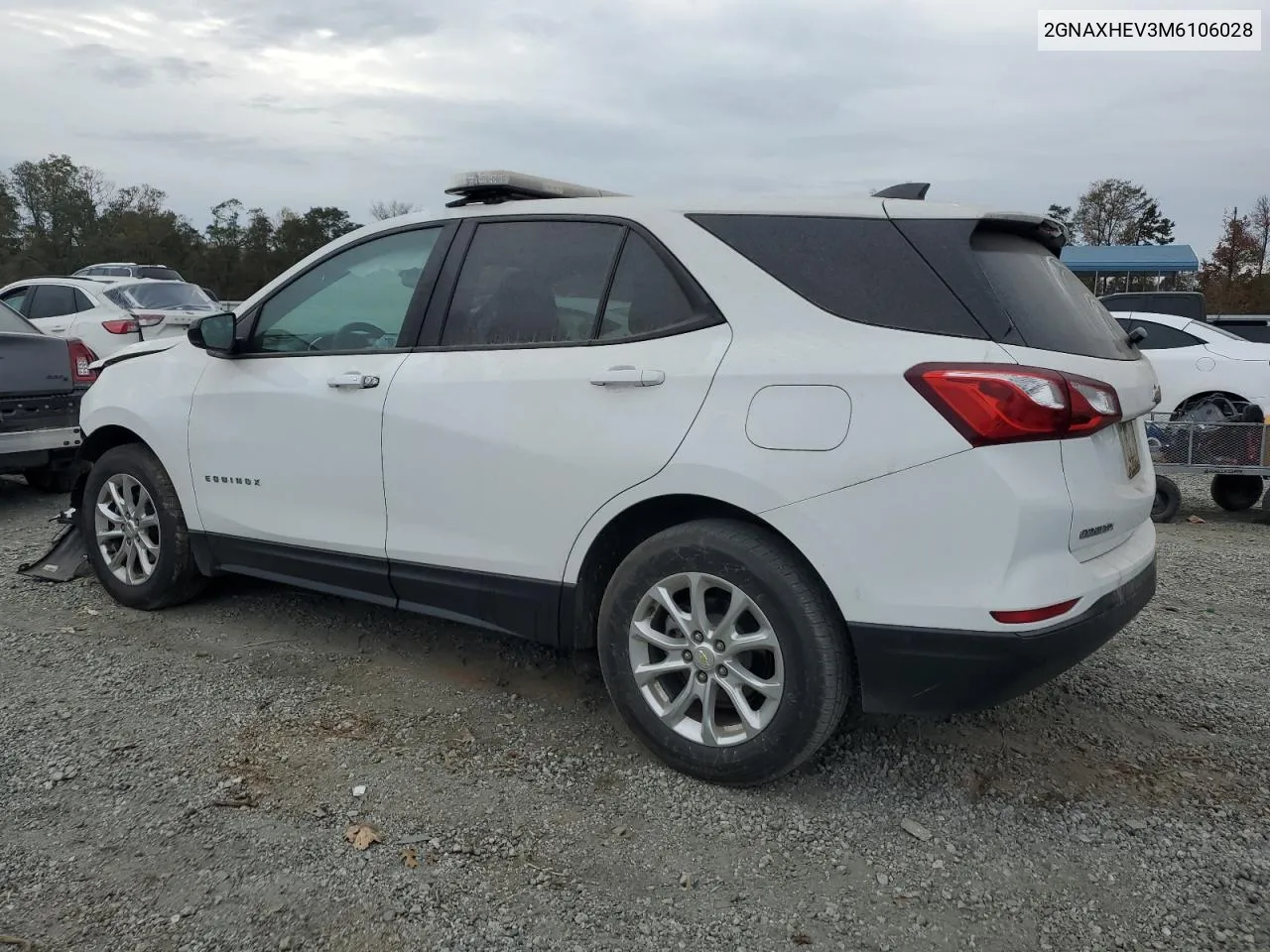 2021 Chevrolet Equinox Ls VIN: 2GNAXHEV3M6106028 Lot: 79111674