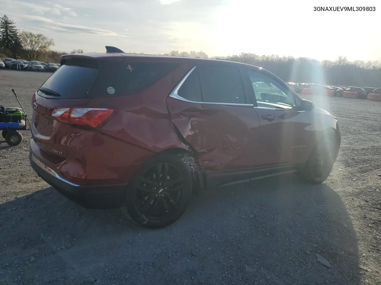 2021 Chevrolet Equinox Lt VIN: 3GNAXUEV9ML309803 Lot: 79112634