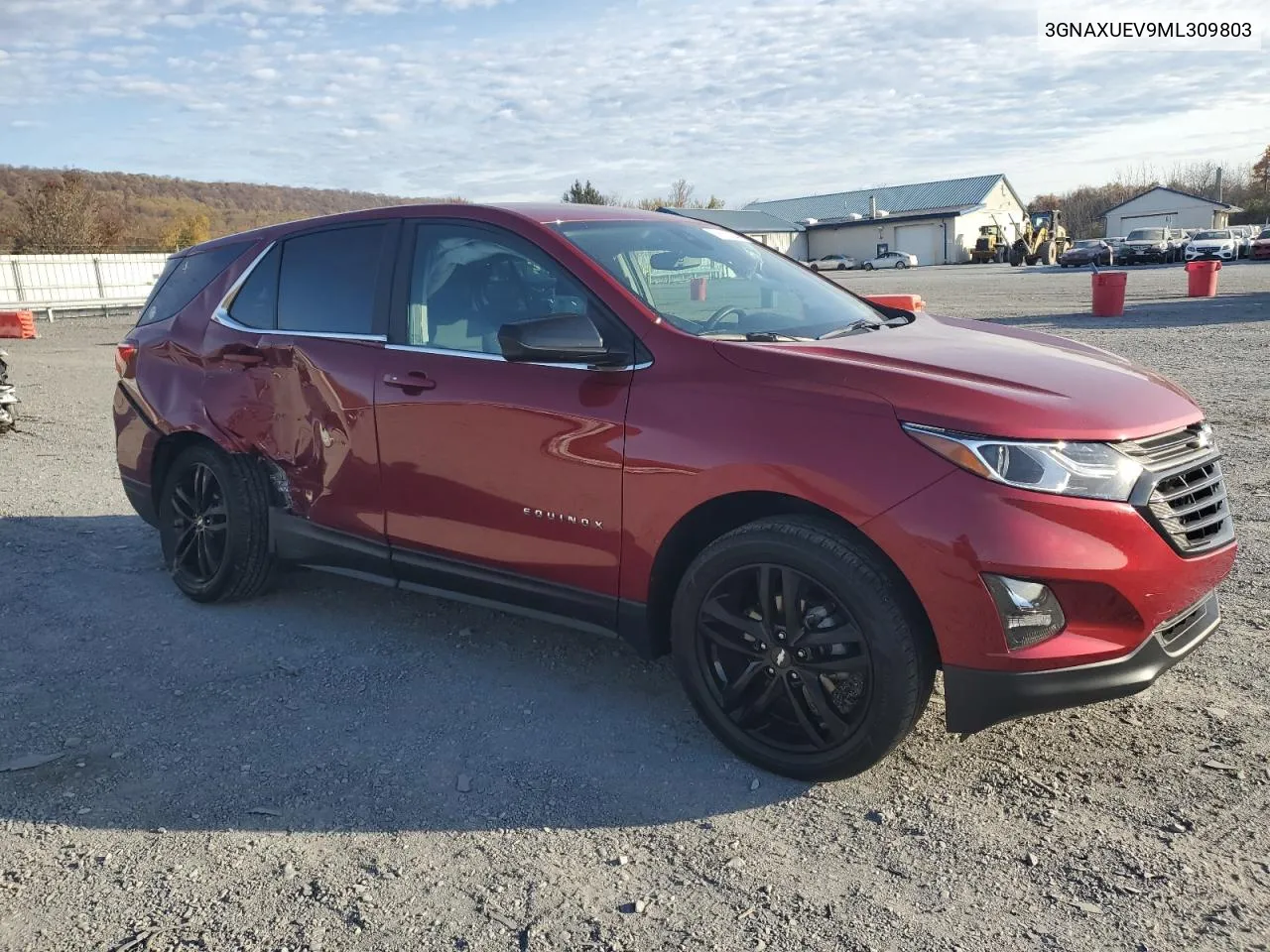 2021 Chevrolet Equinox Lt VIN: 3GNAXUEV9ML309803 Lot: 79112634