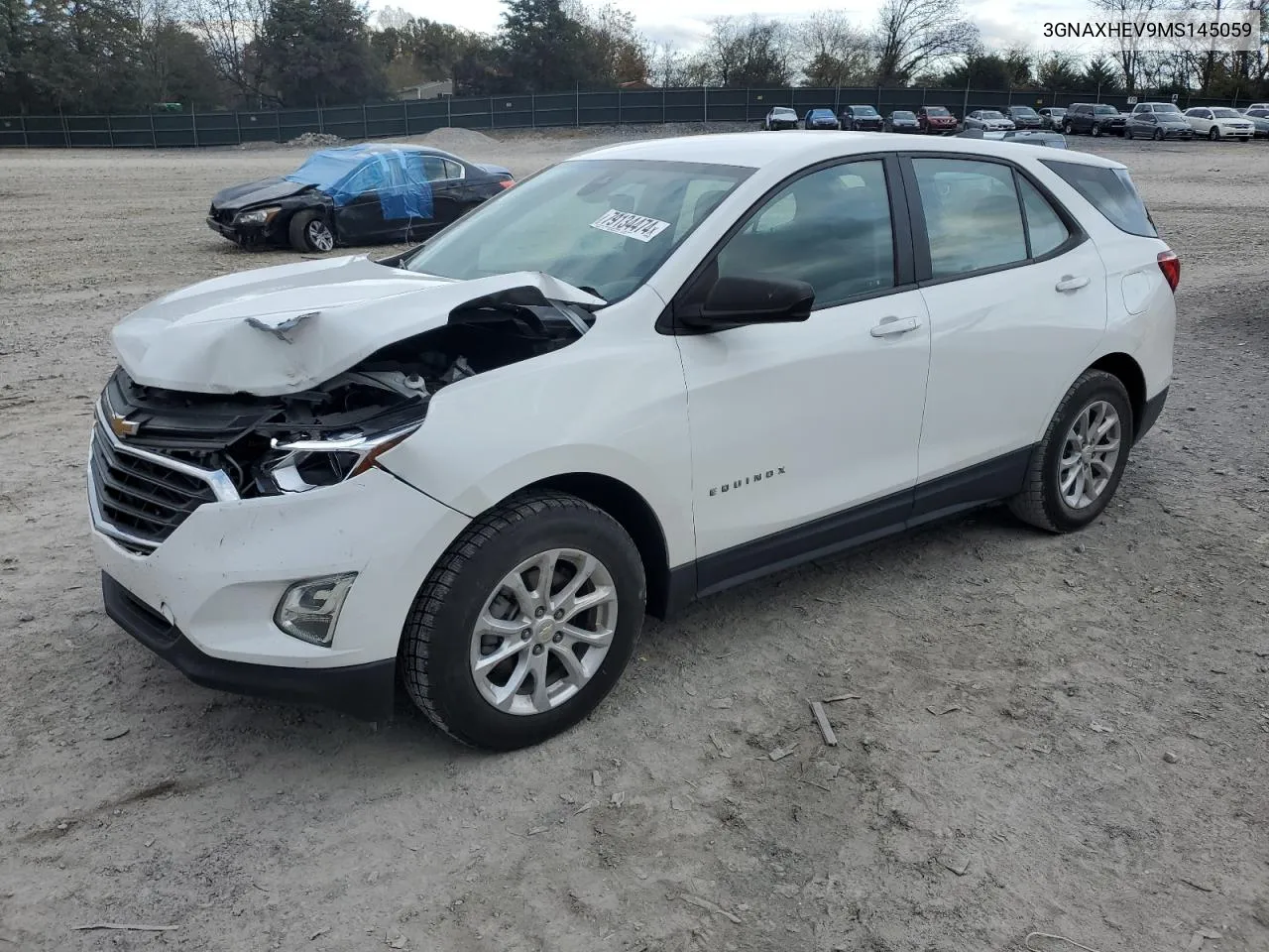 2021 Chevrolet Equinox Ls VIN: 3GNAXHEV9MS145059 Lot: 79134474