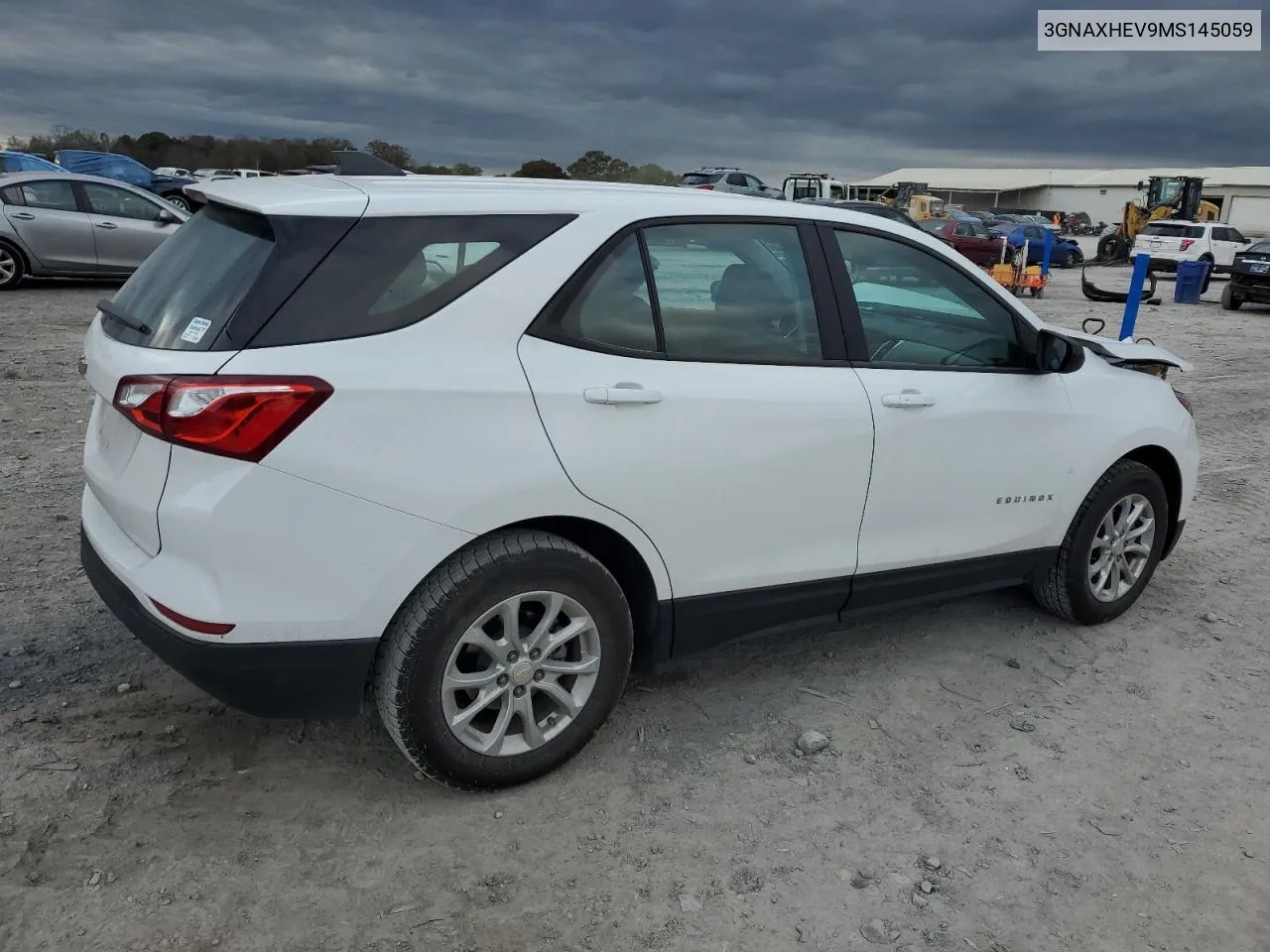 2021 Chevrolet Equinox Ls VIN: 3GNAXHEV9MS145059 Lot: 79134474