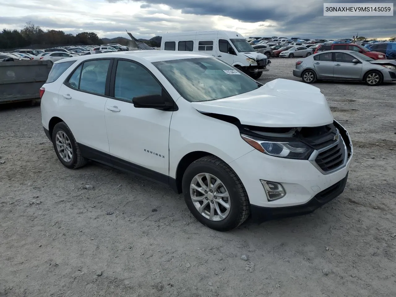 2021 Chevrolet Equinox Ls VIN: 3GNAXHEV9MS145059 Lot: 79134474