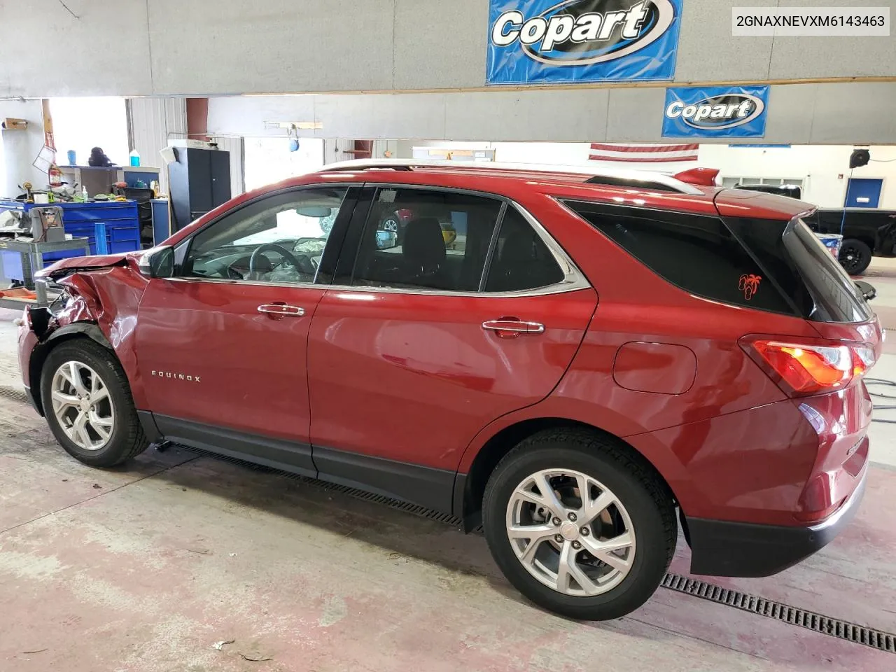 2021 Chevrolet Equinox Premier VIN: 2GNAXNEVXM6143463 Lot: 79225104