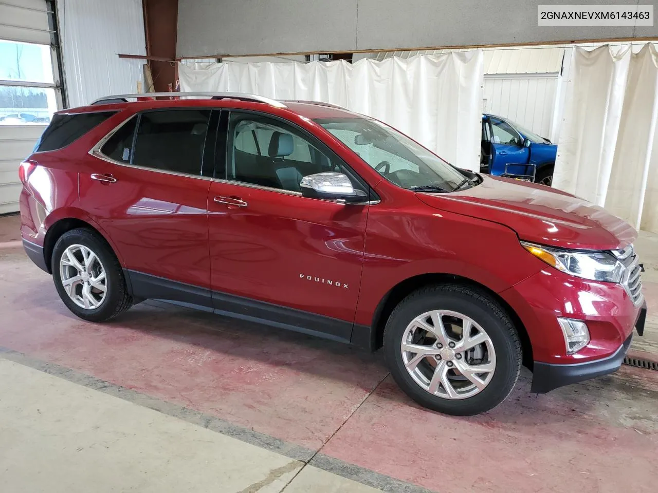 2021 Chevrolet Equinox Premier VIN: 2GNAXNEVXM6143463 Lot: 79225104