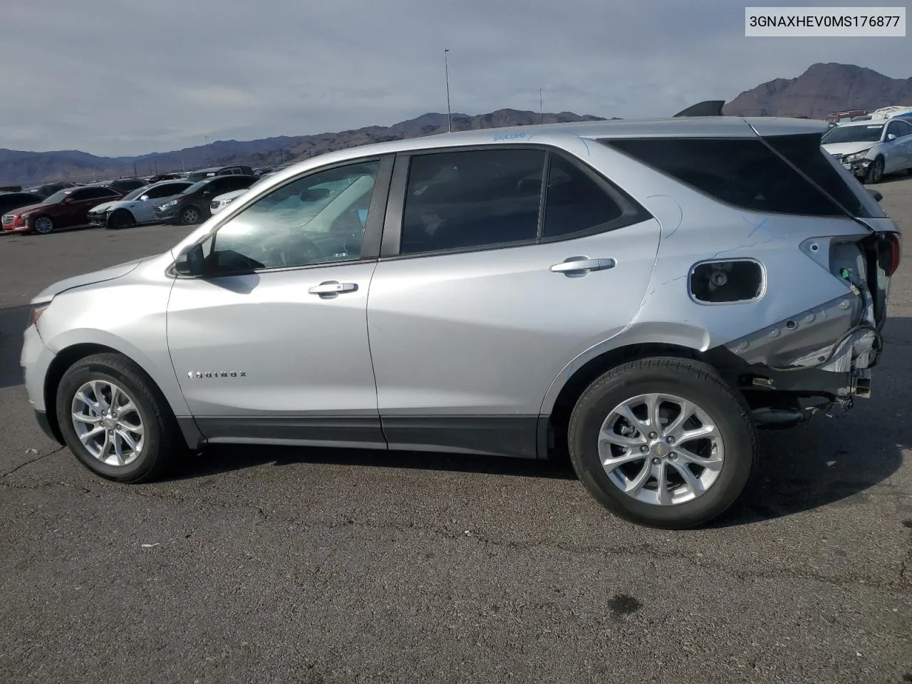 2021 Chevrolet Equinox Ls VIN: 3GNAXHEV0MS176877 Lot: 79226414