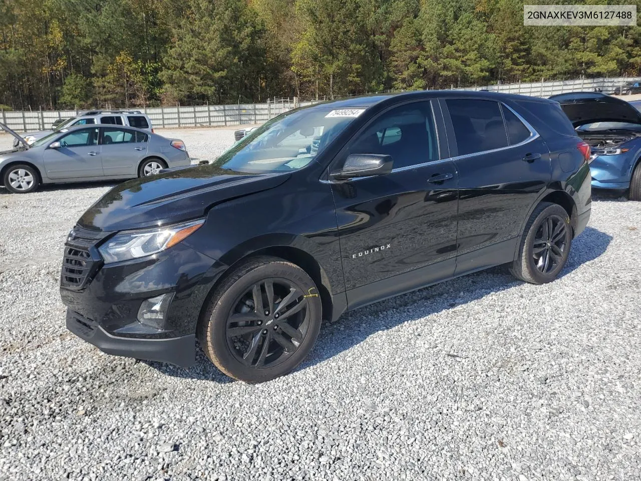 2021 Chevrolet Equinox Lt VIN: 2GNAXKEV3M6127488 Lot: 79499254