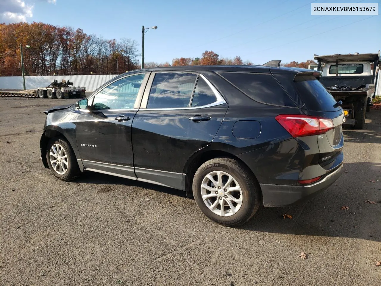 2021 Chevrolet Equinox Lt VIN: 2GNAXKEV8M6153679 Lot: 80192424