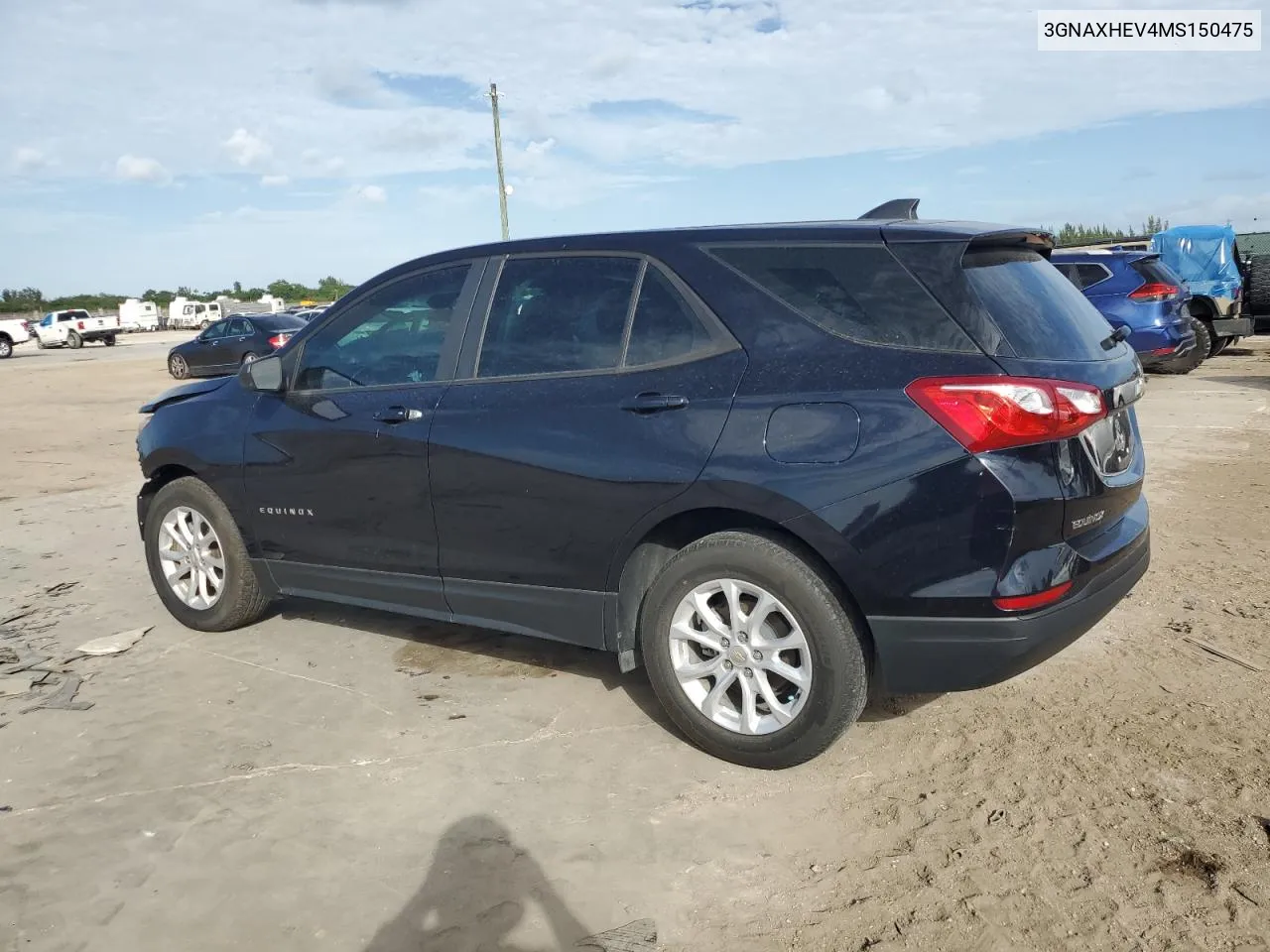 2021 Chevrolet Equinox Ls VIN: 3GNAXHEV4MS150475 Lot: 80428744