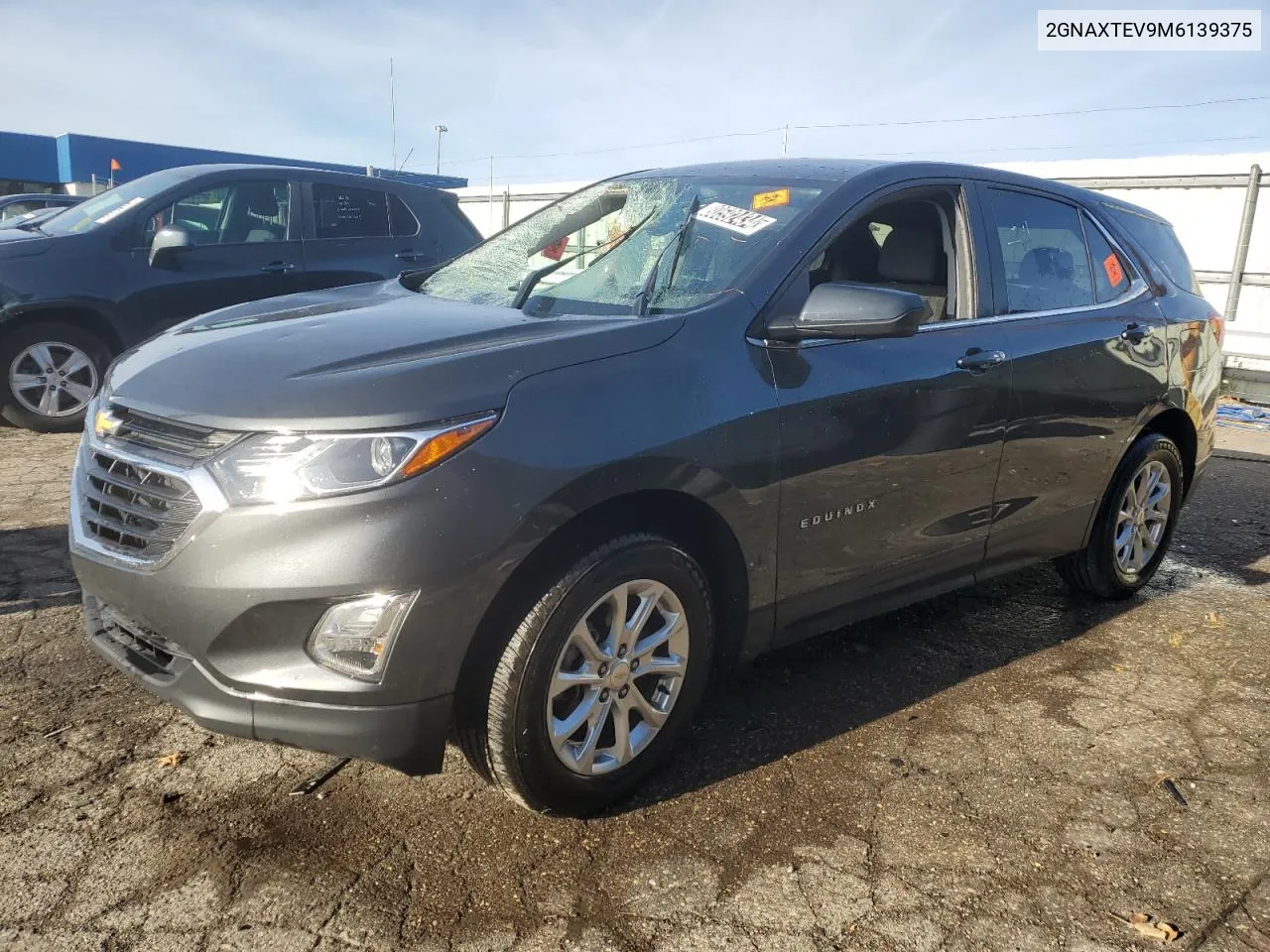 2021 Chevrolet Equinox Lt VIN: 2GNAXTEV9M6139375 Lot: 80592434