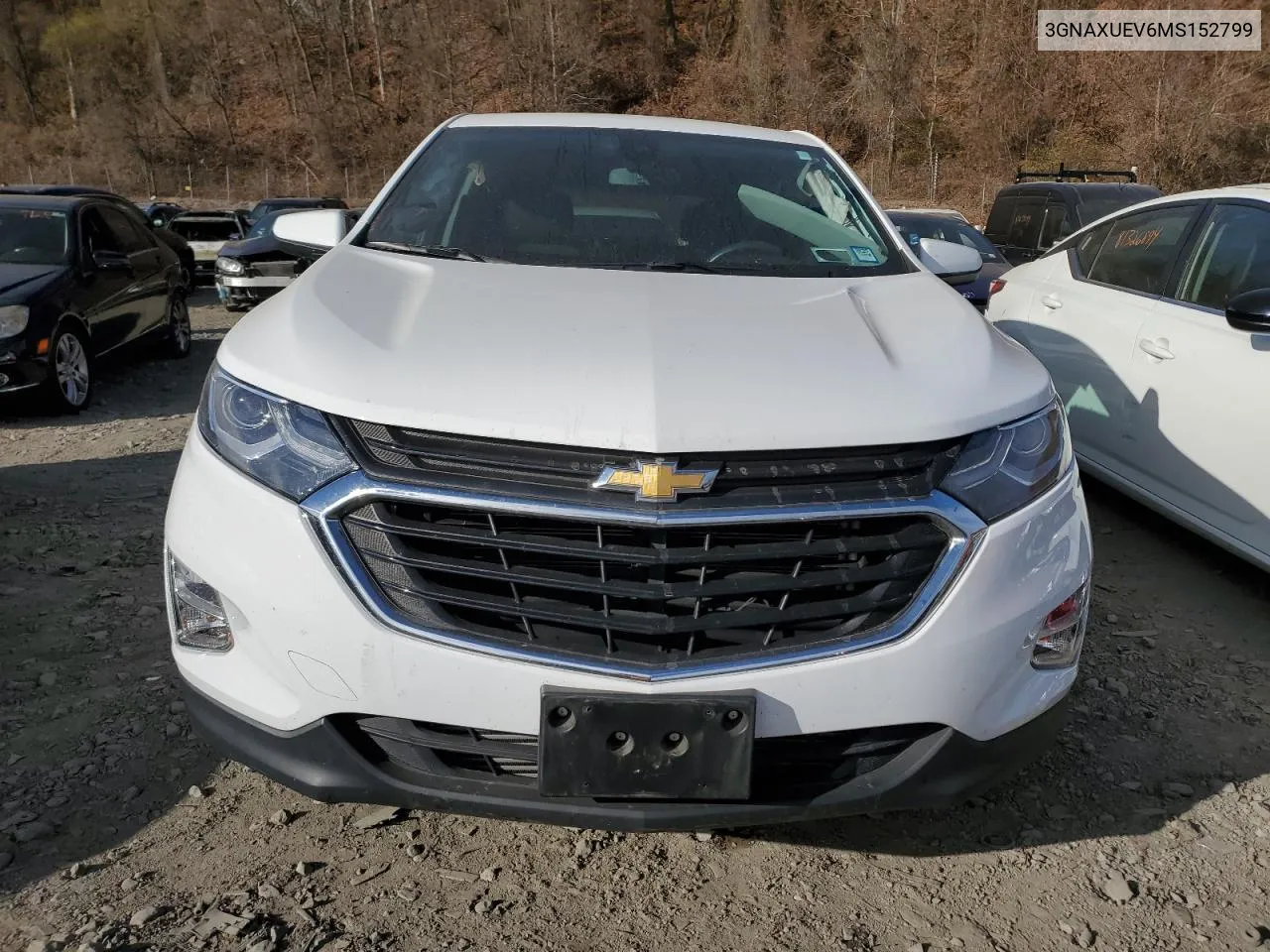 2021 Chevrolet Equinox Lt VIN: 3GNAXUEV6MS152799 Lot: 81054264