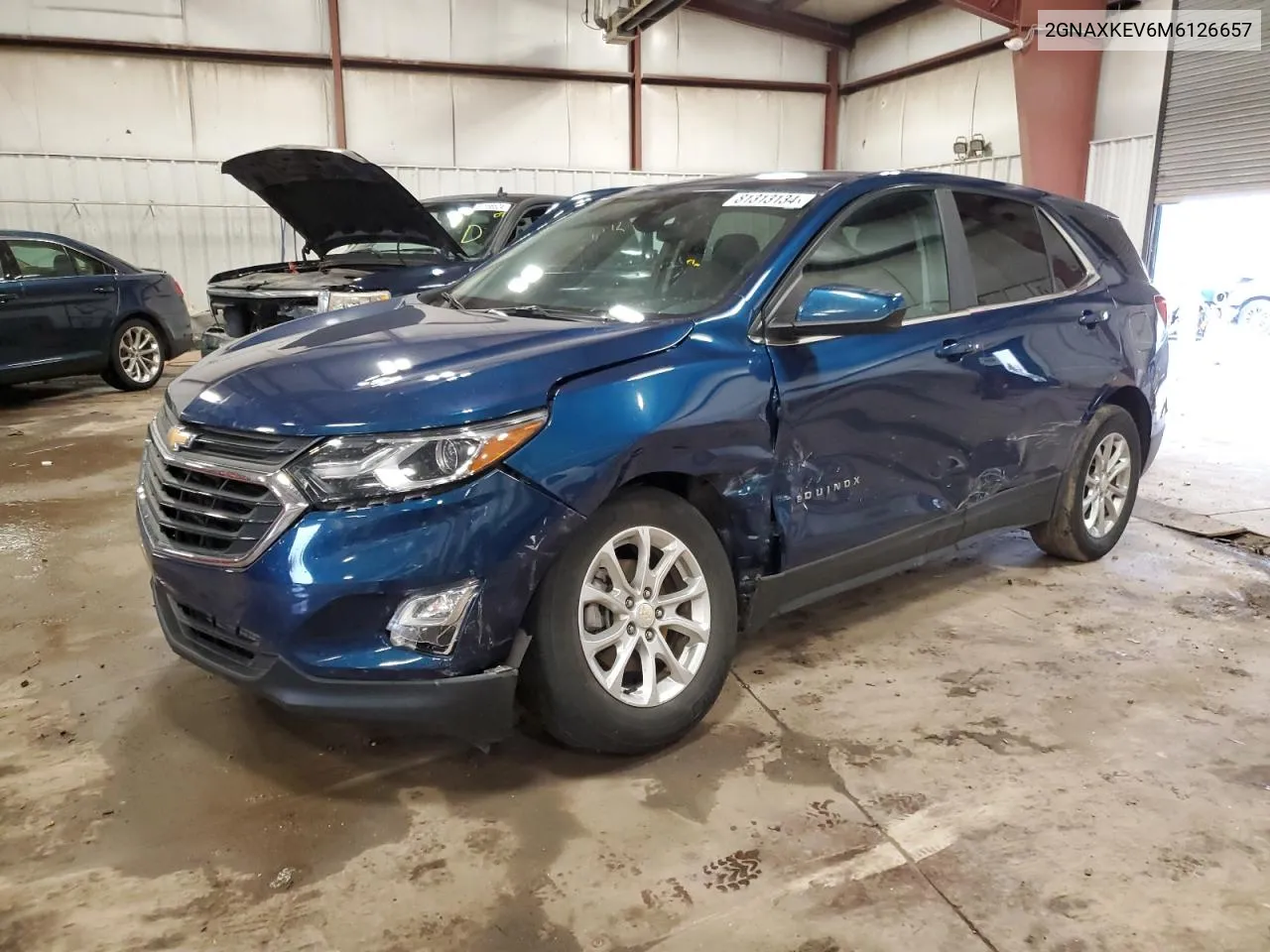 2021 Chevrolet Equinox Lt VIN: 2GNAXKEV6M6126657 Lot: 81313134