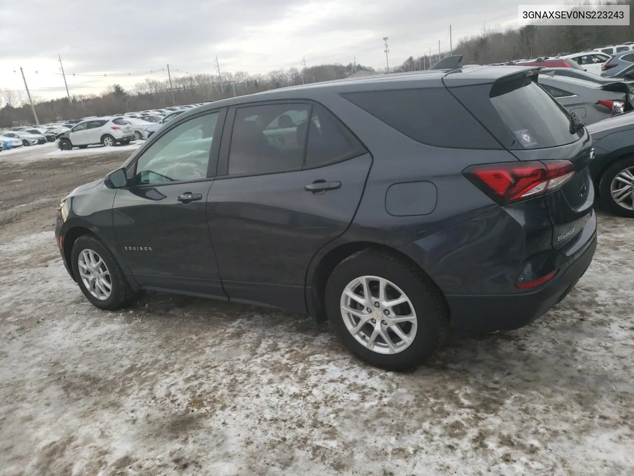 2022 Chevrolet Equinox Ls VIN: 3GNAXSEV0NS223243 Lot: 39408794