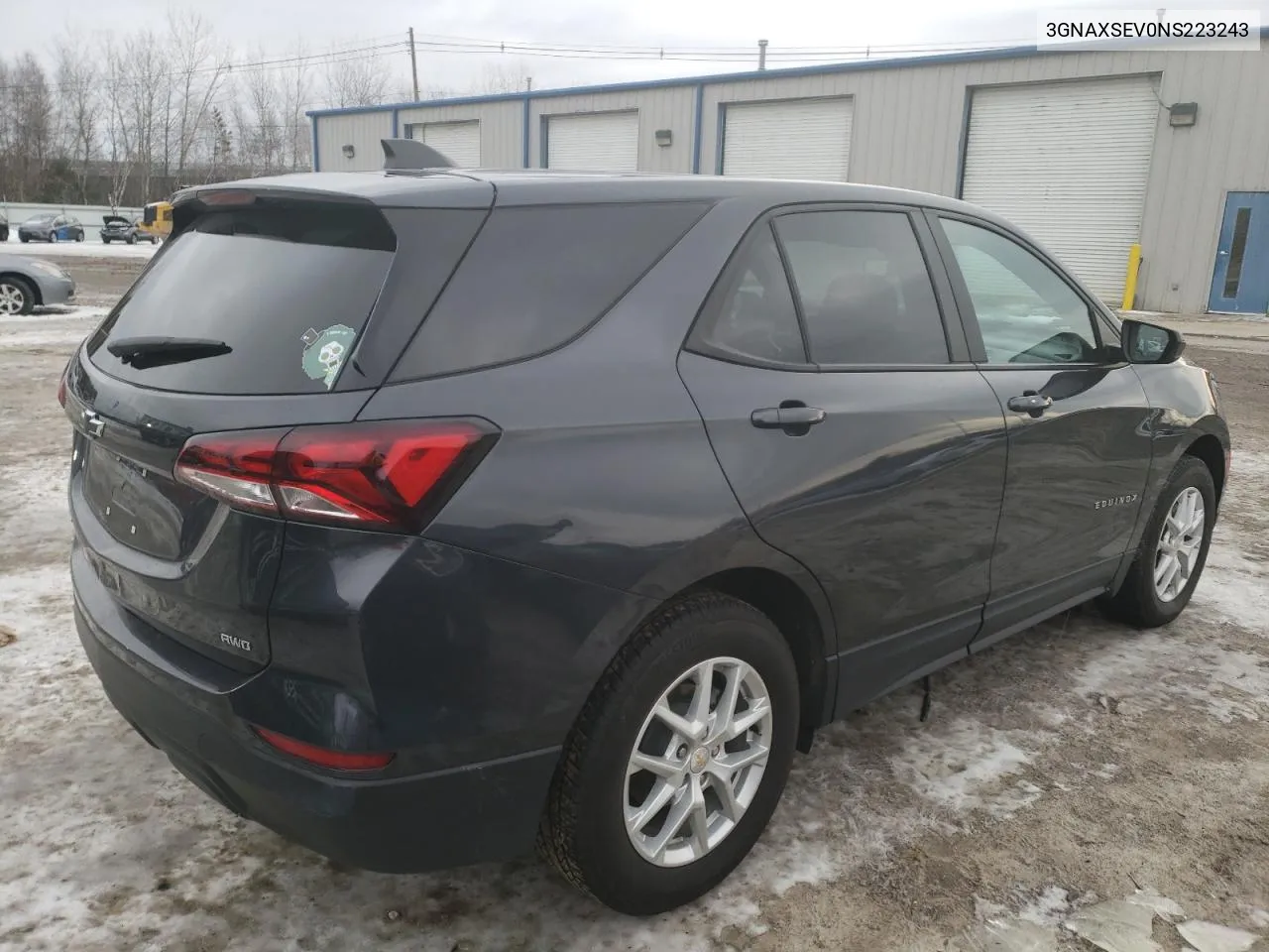 2022 Chevrolet Equinox Ls VIN: 3GNAXSEV0NS223243 Lot: 39408794