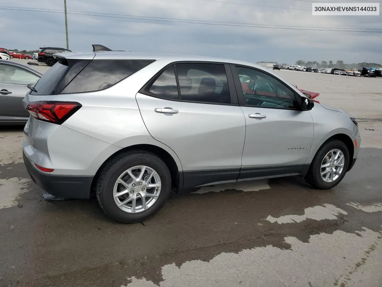 2022 Chevrolet Equinox Ls VIN: 3GNAXHEV6NS144033 Lot: 55675554