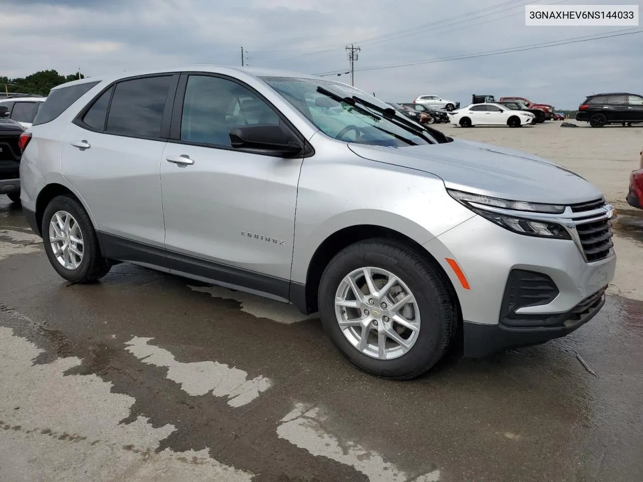 2022 Chevrolet Equinox Ls VIN: 3GNAXHEV6NS144033 Lot: 55675554