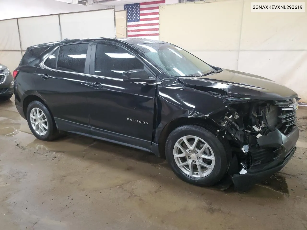 2022 Chevrolet Equinox Lt VIN: 3GNAXKEVXNL290619 Lot: 57158974