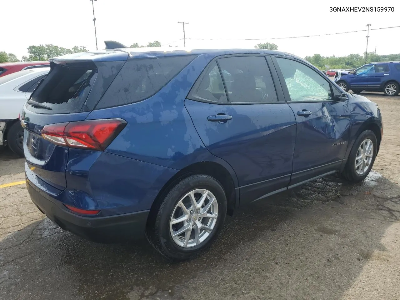 2022 Chevrolet Equinox Ls VIN: 3GNAXHEV2NS159970 Lot: 57392314