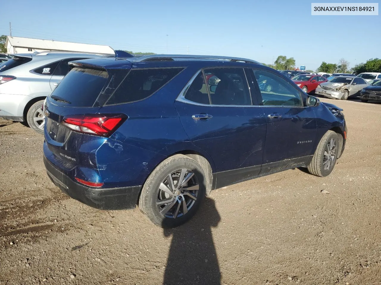 2022 Chevrolet Equinox Premier VIN: 3GNAXXEV1NS184921 Lot: 57723934