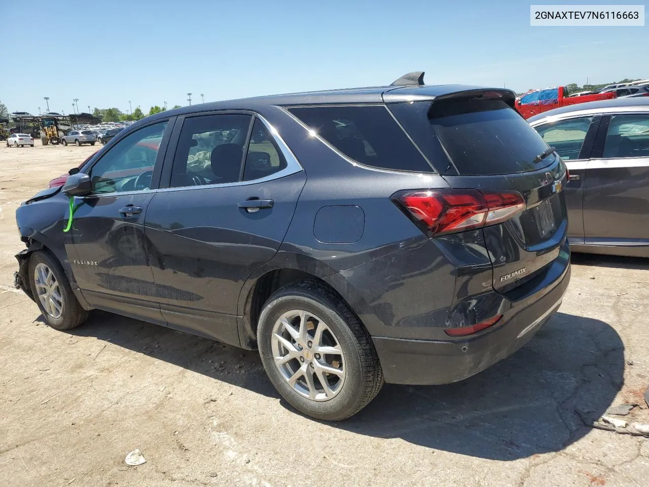 2022 Chevrolet Equinox Lt VIN: 2GNAXTEV7N6116663 Lot: 58645564