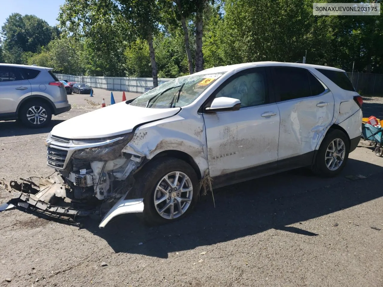 2022 Chevrolet Equinox Lt VIN: 3GNAXUEV0NL203175 Lot: 58770214