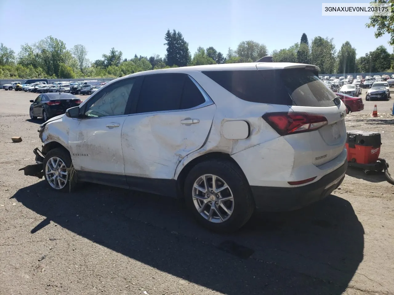 2022 Chevrolet Equinox Lt VIN: 3GNAXUEV0NL203175 Lot: 58770214