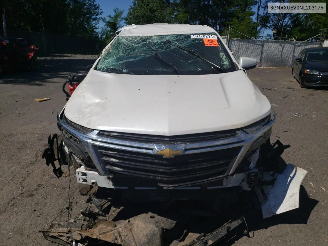 3GNAXUEV0NL203175 2022 Chevrolet Equinox Lt