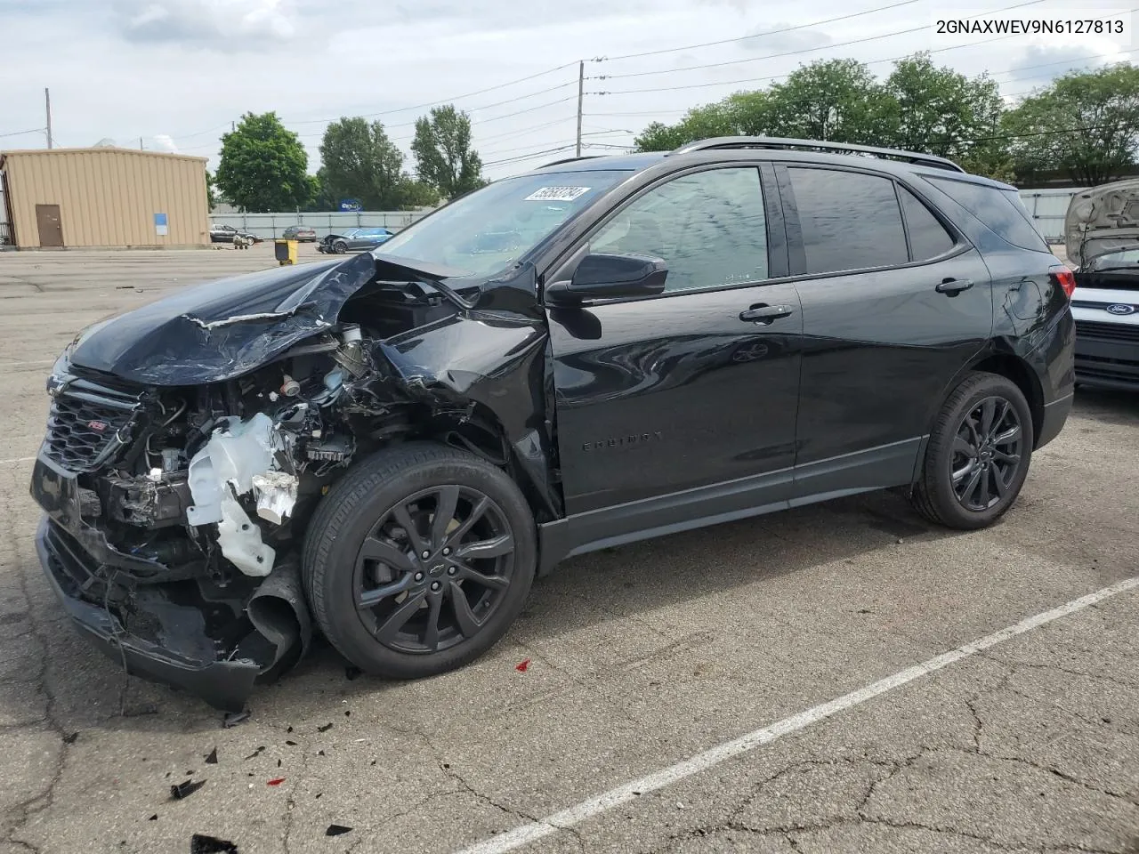 2022 Chevrolet Equinox Rs VIN: 2GNAXWEV9N6127813 Lot: 59583784