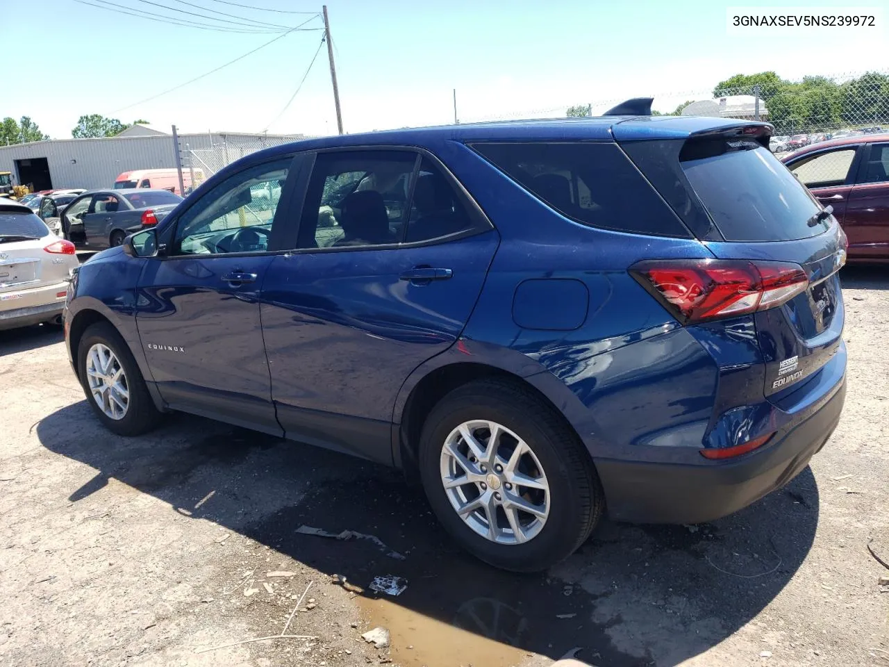 2022 Chevrolet Equinox Ls VIN: 3GNAXSEV5NS239972 Lot: 60866774