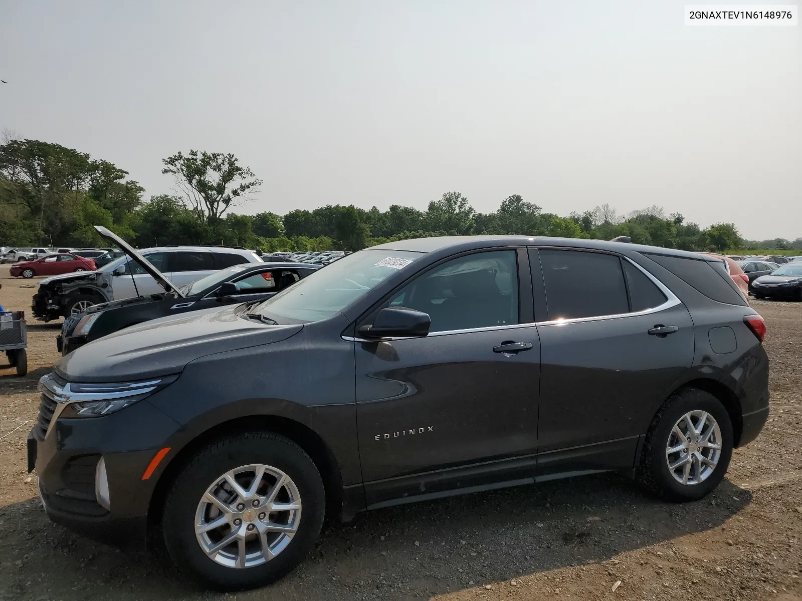 2022 Chevrolet Equinox Lt VIN: 2GNAXTEV1N6148976 Lot: 61029234